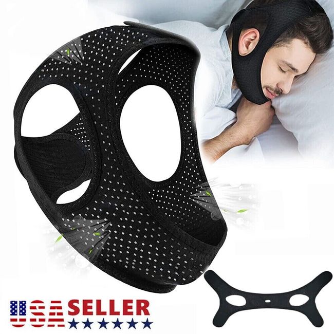 Anti Snoring Chin Strap Sleep Solution Apnea Snore Stop Belt Snoreless Sleep USA