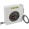 Azeeda 'Pop Art Turtle' Keyring Tape Measure/Spirit Level Tool (KM00037440)