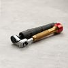 711L Hex End Flex Head 1/4" EDC Ratchet Wrench with T-Handle - Portable Mini Ratchet Tool, Socket, Extension Function, Everyday Carry (With Socket Adapter)