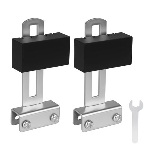 2-Pack Square Sliding Gate Opener Magnets with Mounting Bracket & Wrench - Essential Magnetic Limit Switch Parts for Sliding Gates