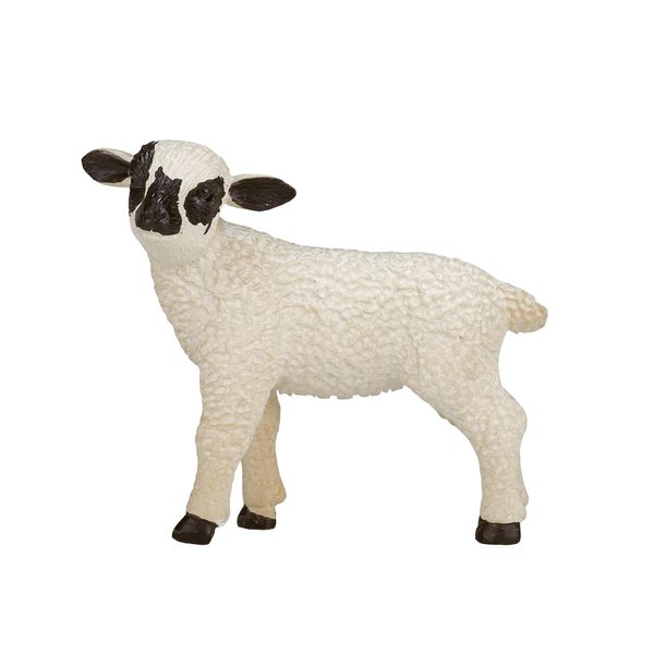 MOJO Black Faced Lamb Realistic Farm Animal Hand Painted Toy Figurine