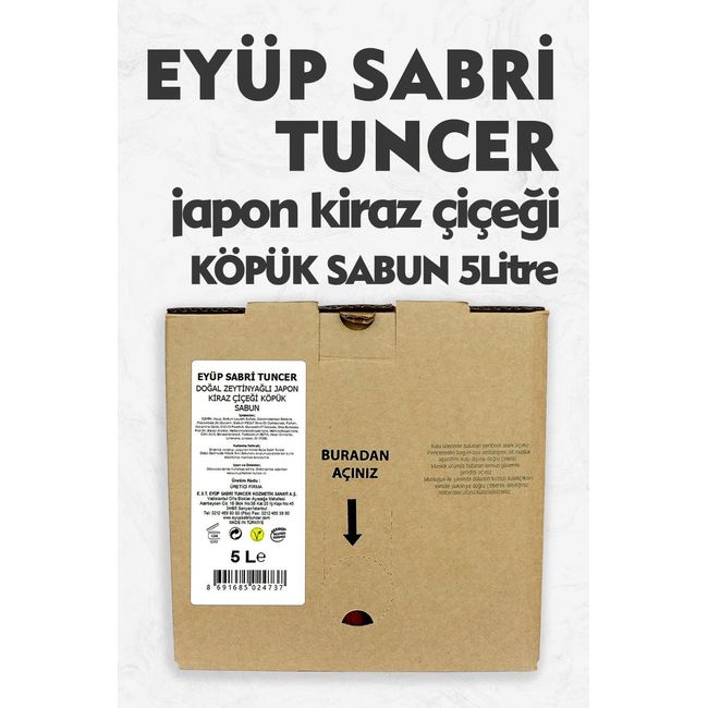 Eyüp Sabri Tuncer Köpük Sabun Japon Kiraz Çiçeği 5000 ml