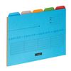 Elba A4 Ultimate Manilla Inner Folder Tabs, 240gsm - Assorted (Pack of 5)