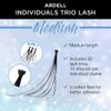 Ardell False Eyelashes Individual Trios Medium Black 4 Pack