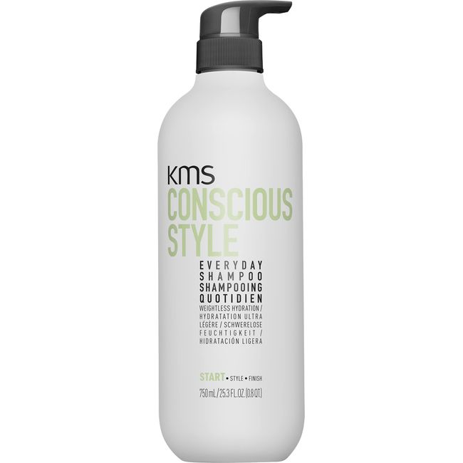 KMS Conscious Style Everyday Shampoo for All Hair Types, 750 ml