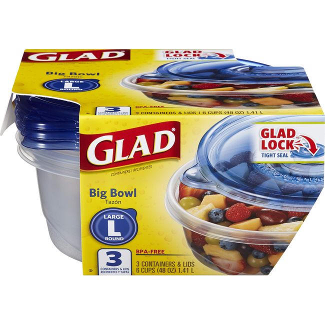 Glad Lunch Containers (6-Pack)