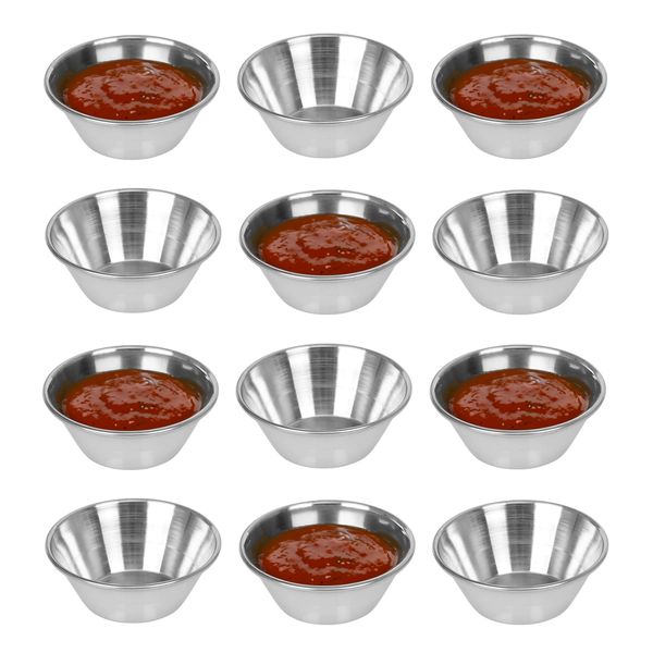 Chabrias Ltd Stainless Steel Condiment Sauce Ramekins