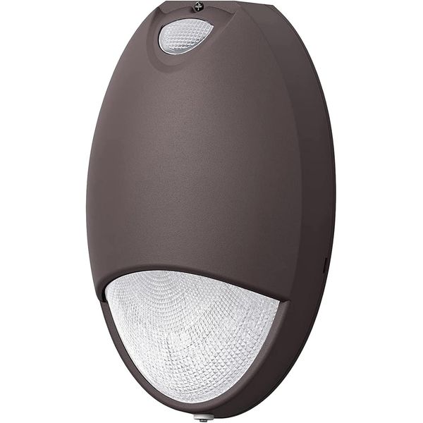 12W LED Emergency Wall Pack Light with Battery Backup Photocell Sensor, Self Tes