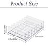 ZDNT Eyeshadow Palette Makeup Organiser,7-Section Divided Plastic Makeup Organizer,Eyeshadow Makeup Storage Organiser,Cosmetics Storage for Makeup Storage,Nail Polish Storage and Eyeshadow Palettes