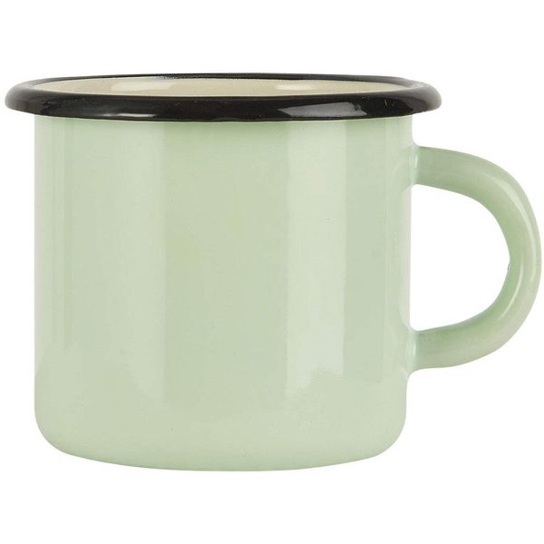 IB Laursen [W] Becher Emaille hellgrün m/Creme innen