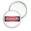 Danger - 77mm Round Compact Mirror