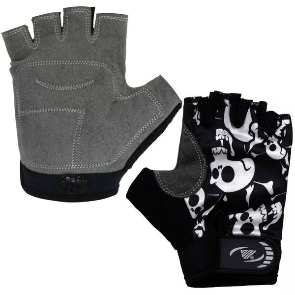 Polaris Controller Kids Cycling Mitts - Skulls, Medium