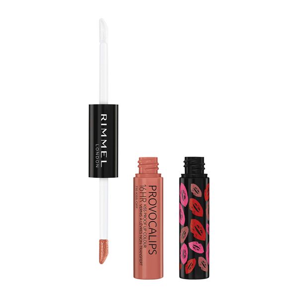 Rimmel Provocalips Kiss Off 710 Lip Stick Colouring Liquid Lip Cosmetic Sponge Tip X1 X1 Female Lip 1 Mu