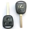 2X Lexus 3 Button Remote Head Key Shell TOY40 (Long) with LOGO Top Quality
