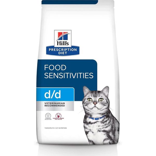 Hill's d/d Skin/Food Sensitivities Venison & Green Pea Dry Cat 8.5 lb