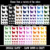Cat Prancing Solid Temporary Tattoo Water Resistant Fake Body Art Set Collection - White (One Sheet)