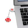 Paw USB Memory 2.0 Flash Drive Cat Claw Cat Hand Small Cute Keychain Compact Data Storage Backup for PC Computer Node PC (64GB White)