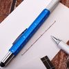 16 Pieces Gift Pen Tool Pen 6 in 1 Multitool Tech Tool Pen with Ruler, Levelgaug