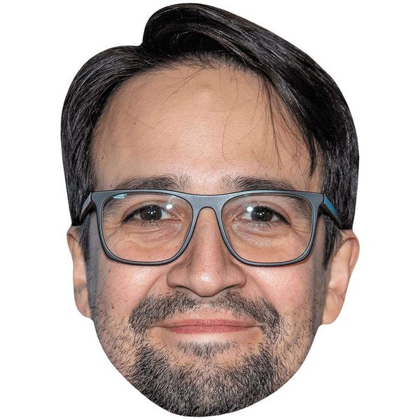 Lin-Manuel Miranda (Glasses) Maske aus Karton