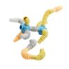 Excellerations Natural Tones Stretchy Tubes & Connectors - 55 Pieces