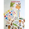 Children's Height Chart with over 40 Stickers