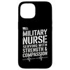 VA Military Nursing Design Veteran Corp Nurses Case for iPhone 15