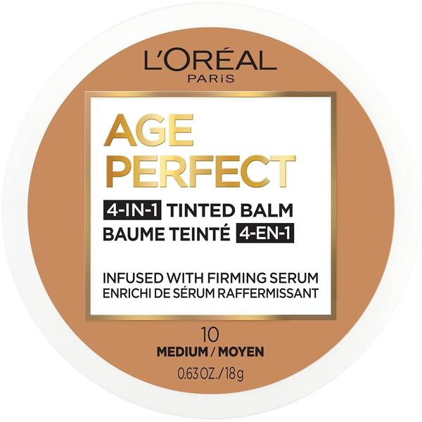 L'Oreal Age Perfect 4 in 1 Tinted Face Balm Foundation, 10 Medium