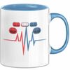 Sanitäter Tasse Geschenkidee Notfallmediziner Geschenkidee Lustig (Blau)