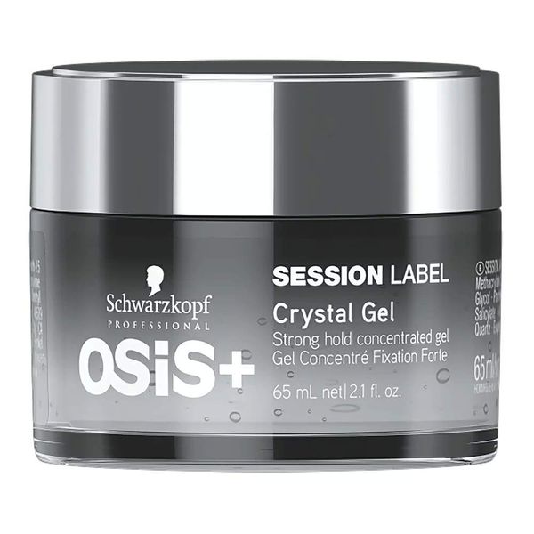 schwarzkopf Ausis Session Label, Crystal Gel, 2.2 oz (65 g), Black, 2.2 oz (65 g) (x 1)