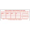 FIRE Blanket Printed Maintenance Engineer Paper Labels Compliant x 100