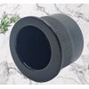 Fasteners-Store Small Finger Pull Sliding Handles Reccessed Flush Fitting Pocket Insert Sliding Doors (Black)