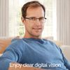 EYECEDAR 3-Pack Reading Glasses Men Blue Light Blocking Computer Eye Glasses Metal Half Frame Rectangular Style Adjustable Spring Hinges Flexible Temples Eyeglasses Readers for Men 2.0