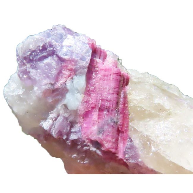 StarStuff.Rocks Mineral, Crystal, and Rock Collection: Authentic Minerals from Africa (Pink Tourmaline in Quartz)