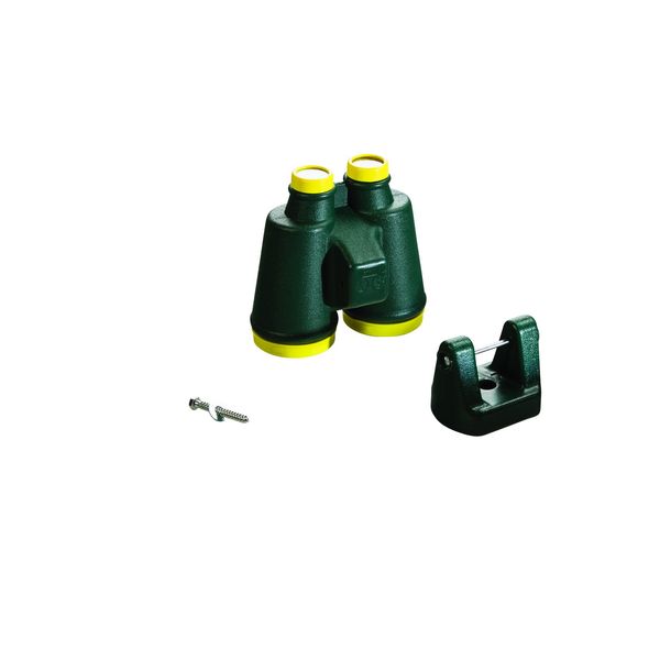 Plastic Playset Binoculars, Green | Compatible with Most Wooden Swing Sets | Imaginative Play | Hardware Included | Easy to Install | DIY Playground | Oversized Accessory