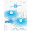 Govee Bluetooth Hygrometer Thermometer, Wireless Thermometer, Mini Humidity Sensor with Notification Alert, Data Storage and Export, 262 Feet Connecting Range