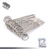 12 Iris Scissors 4.5" Straight Surgical Dental Instruments