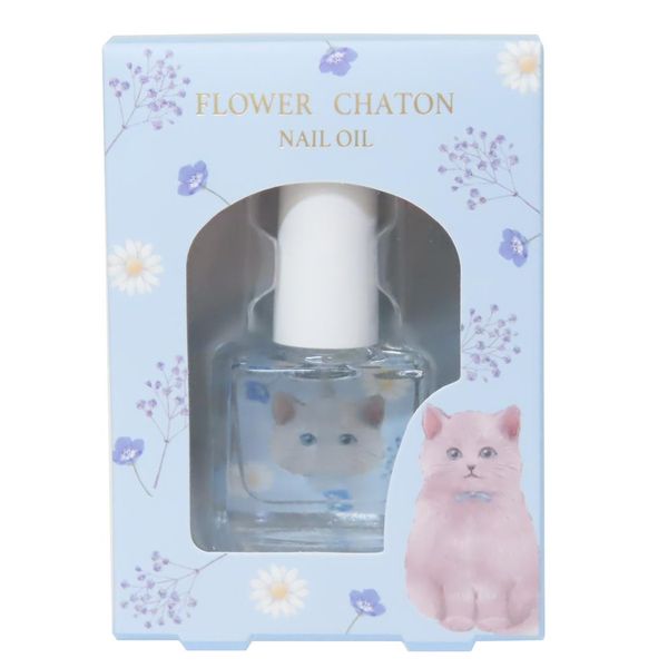 Flower Chaton Cosmetics, Nail Oil, British, Cat, Coolia, Nail Care, Nails, Moisturizing, Cute, Goods, Mail Order Available, Cinema Collection