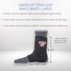 Swede-O Strap Lok Ankle Brace, Black, Large