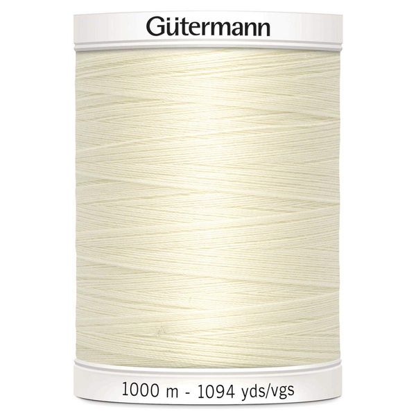 Gutermann Sew All Thread Col.1 1000m Ecru