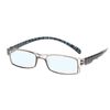Calabria 762 Neck Hanging Blue Light Blocking Reading Glasses+2.00 Crystal Plaid