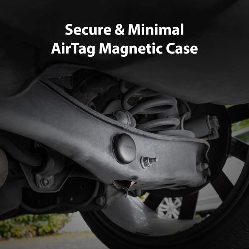 Elevation Lab AirTag Magnetic Case Aero - TagVault™ - The Aerodynamic AirTag Magnetic Case | Ultra-Strong Oversized Neodymium Magnet, Discreet, Easy Screw-On Design