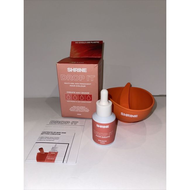 Shrine PEACH Drop It Hair Drops Kit  20ml  Non Permanent   Free Shipping