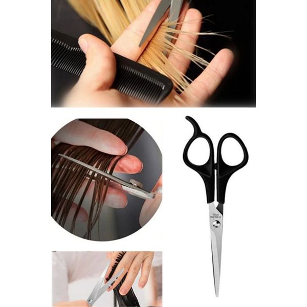 Plastik Saplı Kuyruklu Berber-Kuaför Makası Profesyonel Saç Kesimi (Hairdressing Scissors)