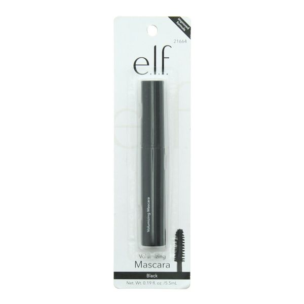 Elf Volumizing Mascara Improved Formula Vitamin B Enriched Black .19 fl oz 21664