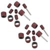 24pc 1/4in + 1/2in Drum Sanding Sander Grinding Kit for Rotary Tools 3.17mm Shaft