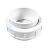 Aqua Ultraviolet Union Half, White, 2", No Thread w/ O-Ring and Union Ring