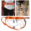 Tree Climbing Spikes Adjustable Height Pole Tree Climbing Spurs Steel w/2 Gear