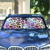 Car Windshield Sun Shade, Pattern Print Leopard Windshield Sunshades Sun Visor Protector Foldable Blocks UV Rays