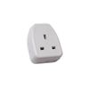 Merriway BH02609 Nylon Extension Socket 1-Gang , White
