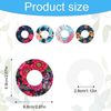 25pcs Sensor Covers for Libre 1/2, Waterproof CGM Patch Flower Pattern Adhesive Patches Sensor Sticker Accessories Compatible with Libre(Flower Styles)